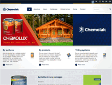 Tablet Screenshot of chemolak.cz